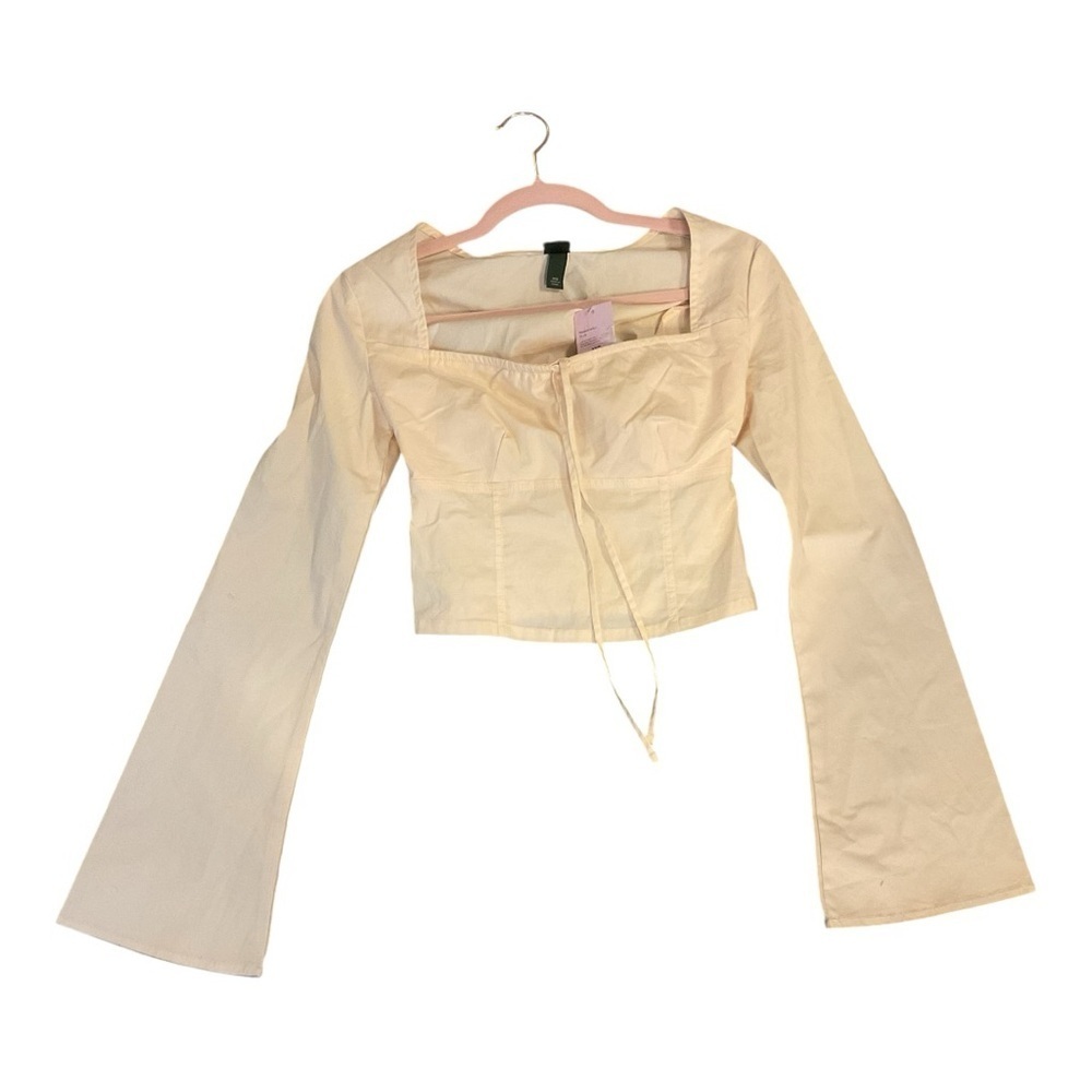 NWT Wild Fable Long Sleeve Women's Top- Light Pink XXS